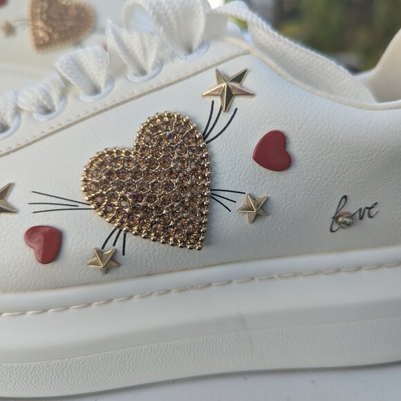 ALDO "Love" Low Top Platform Sneakers - Picture 6 of 9